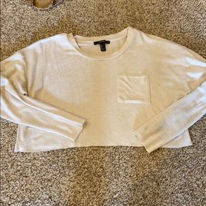 Forever 21 long sleeve cropped top
